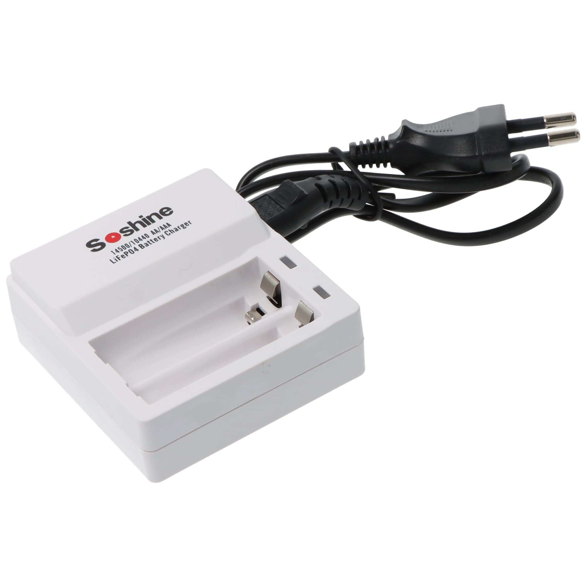 Chargeur pour batteries LiFePO4 IFR 3,2 volts, seules les batteries de 3,2 V peuvent être chargées, avec 2 emplacements de chargement, pour batteries