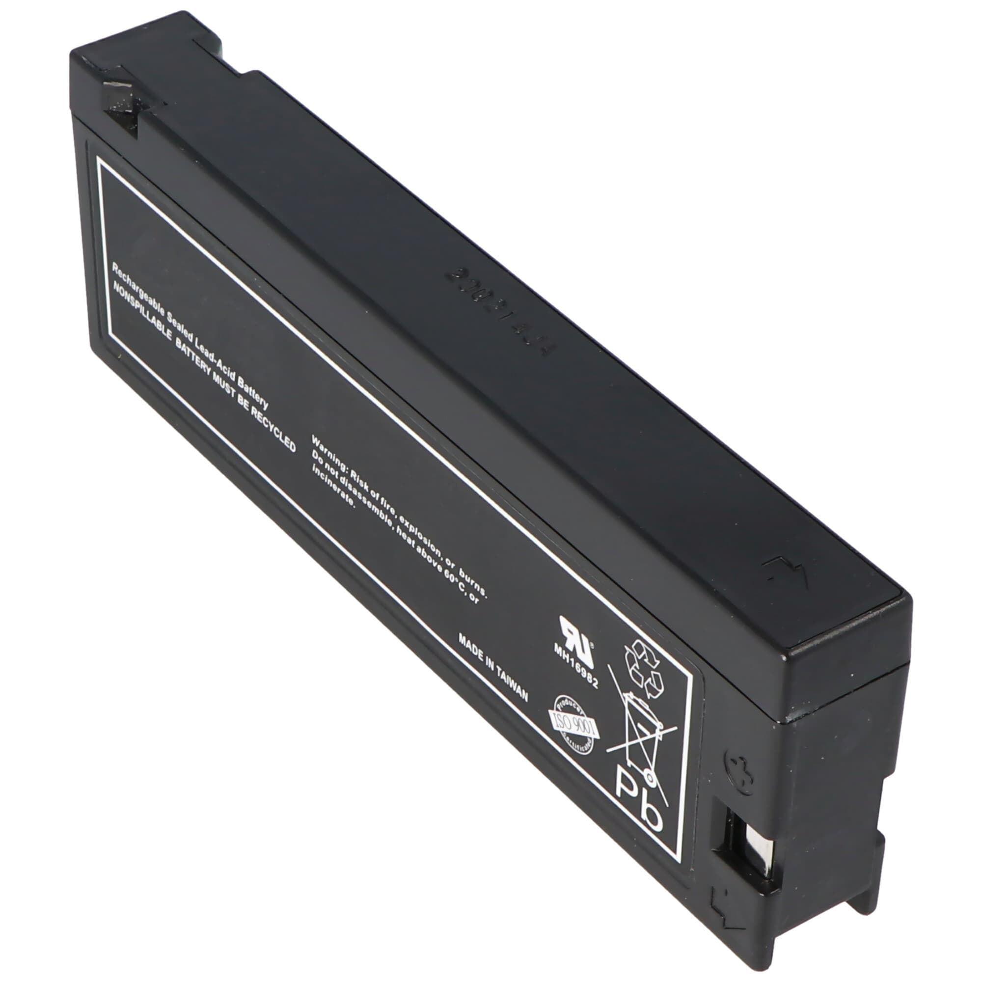 Batterie Multipower MP1220, fil de batterie Blaupunkt AX 250 PB 12 volts Panasonic LC-S122AG