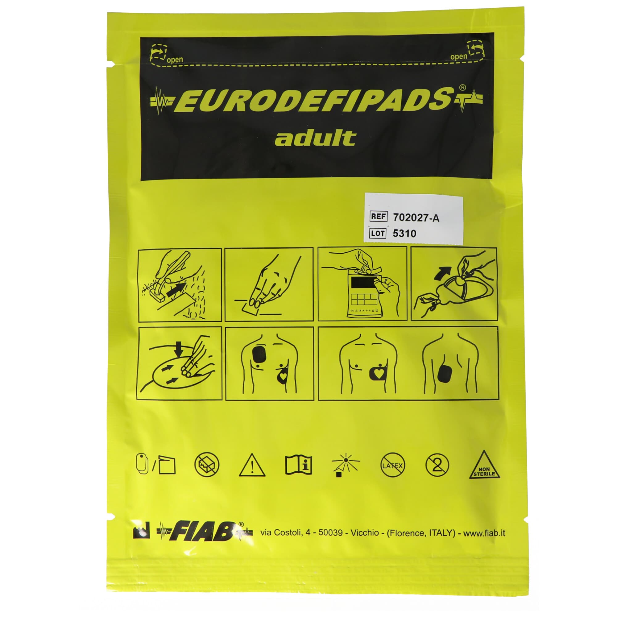 Electrodes Defi adaptables à Pads Inch M Series, Série E - PD1600