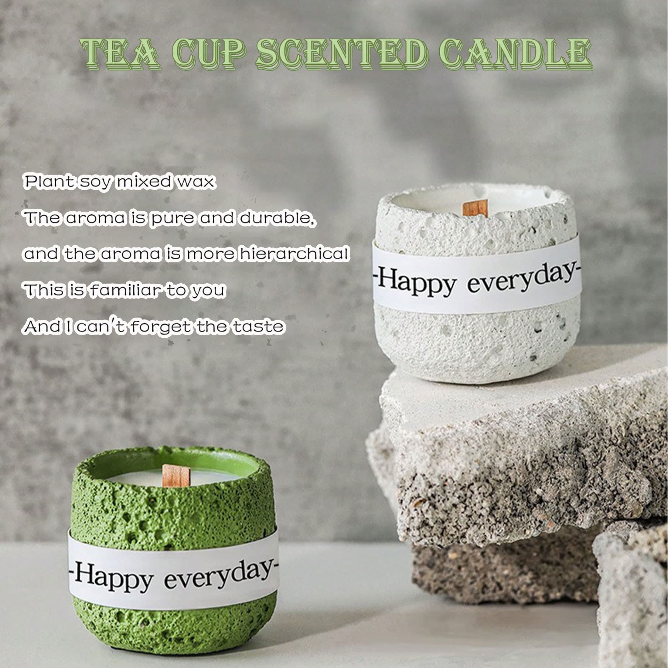 1 pièce Bougie aromathérapie en forme de tasse de thé au lait avec boîte cadeau, bougie durable pour chambre à coucher, bougie d'aromathérapie